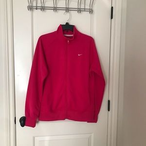 Pink nike jacket